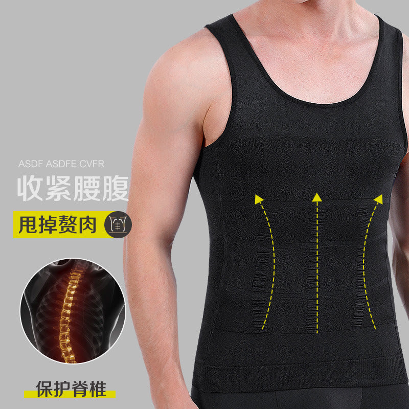 Camiseta comprimida para hombre