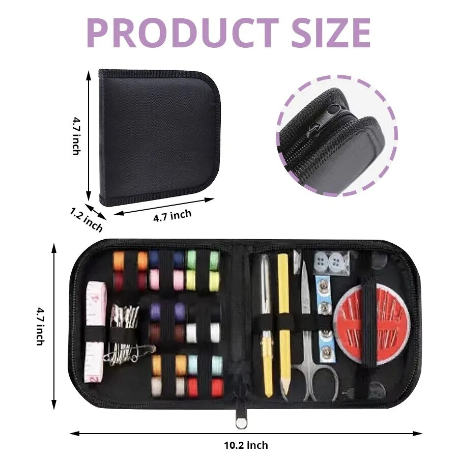 Kit De Costura Premium: Agujas, Hilos