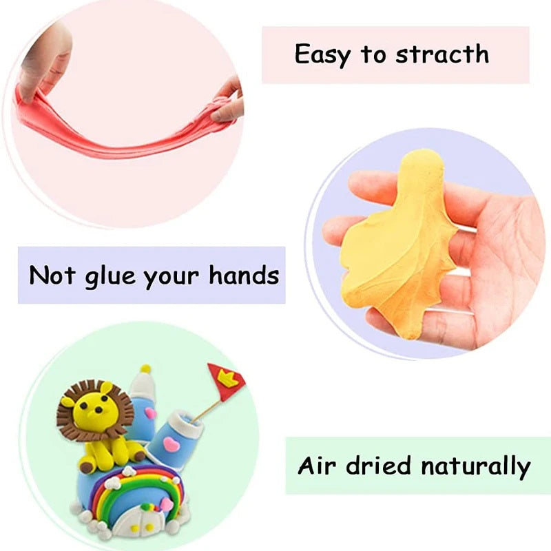 36 Arcillas Masa Mágicas Plastilina