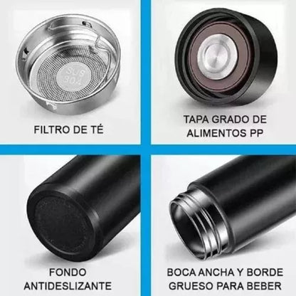 Botella Térmica Portátil Inteligente con pantalla LED