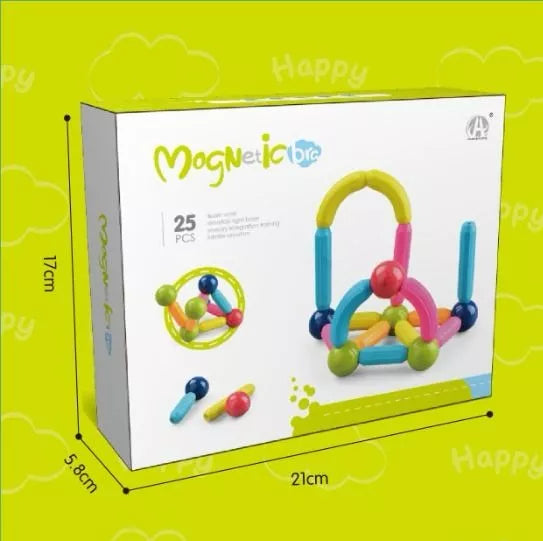 Palos magneticos set de 25 pcs