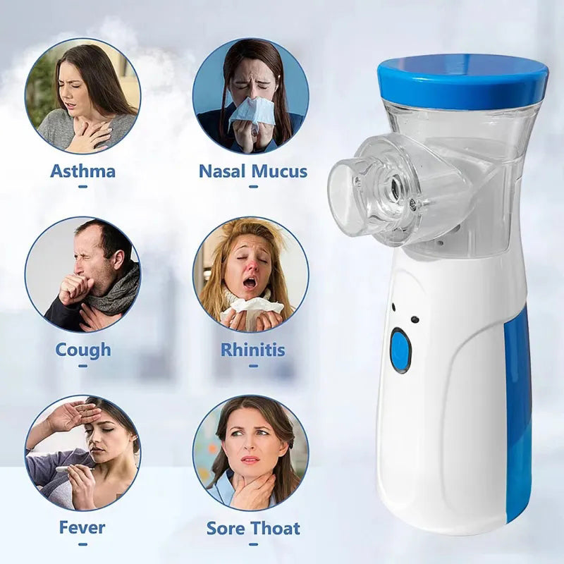 Nebulizador Portatil Ninos Adultos a pilas y usb