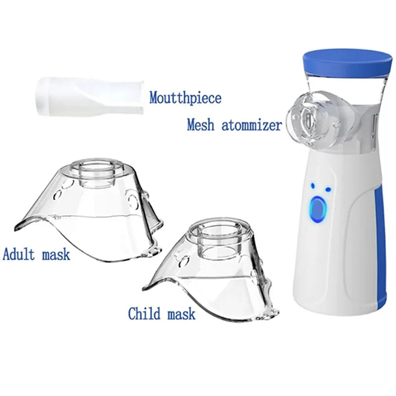 Nebulizador Portatil Ninos Adultos a pilas y usb