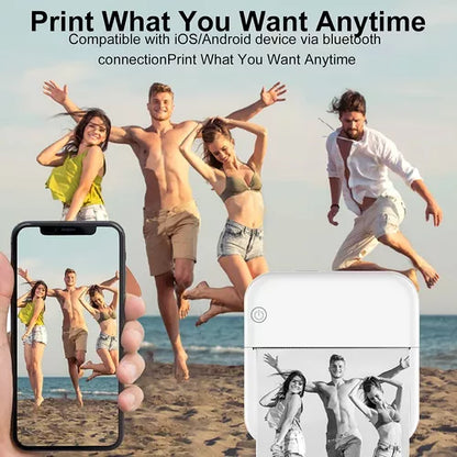 Mini Impresora Térmica Portátil Bluetoot